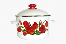 Кастрюля эм 4,0л ТЮЛЬПАНЫ